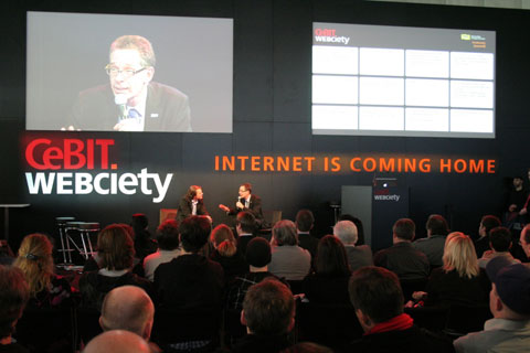 Die Webciety auf der Cebit 2010