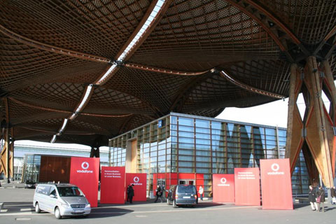 Außenpavillon Vodafone Cebit 2010