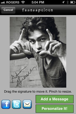 App Adrian Grenier