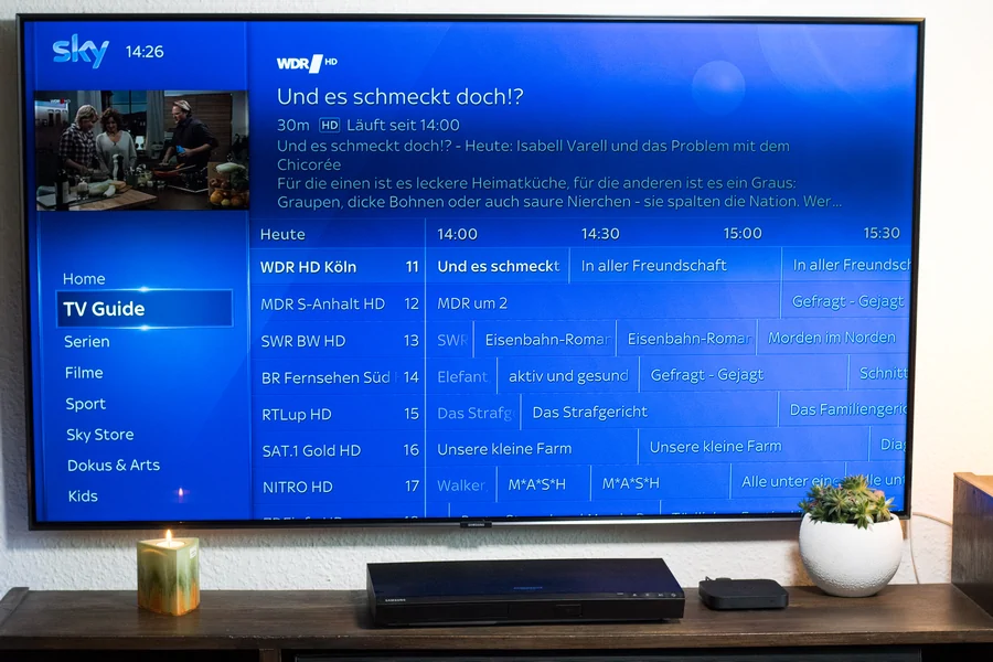 Sky Q Oberfläche