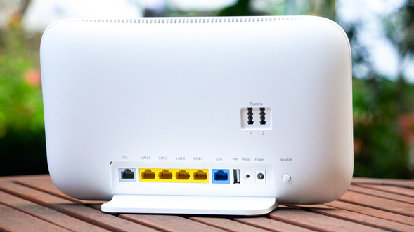 Speedport von hinten