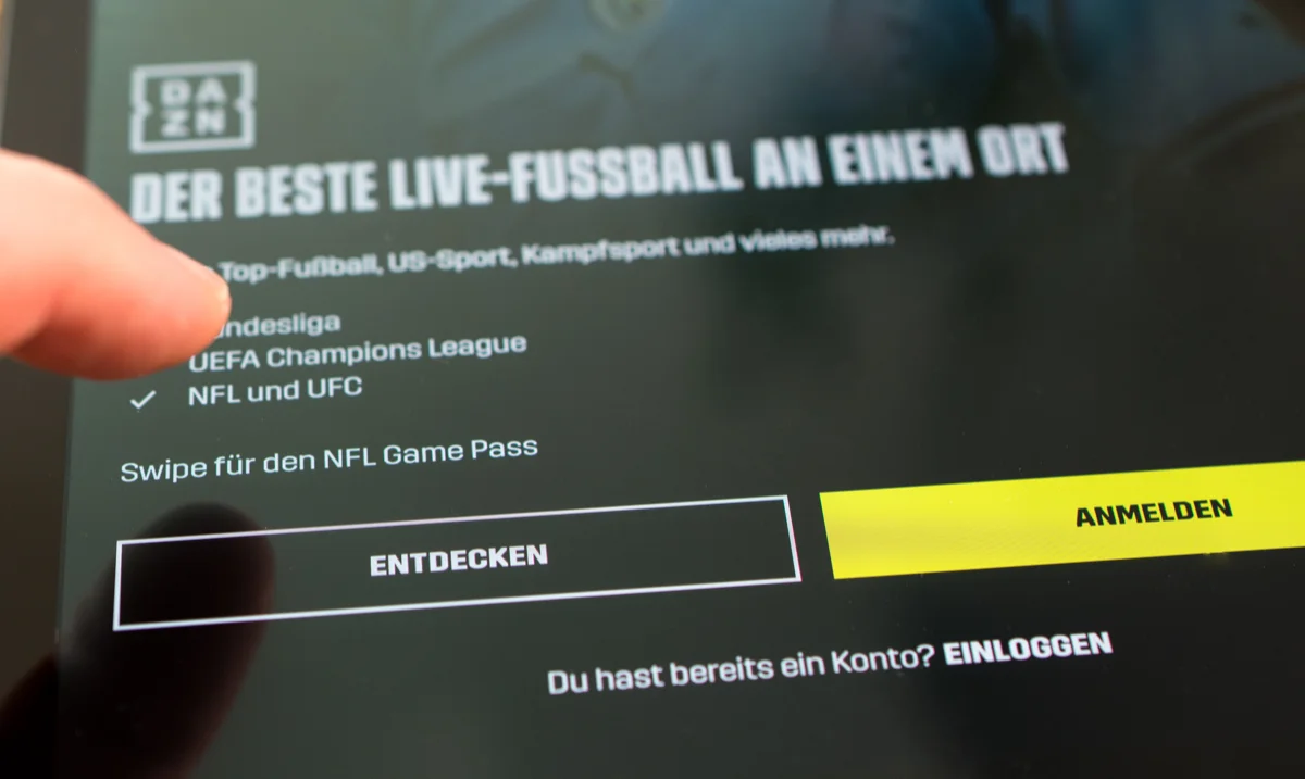 DAZN Anmelden