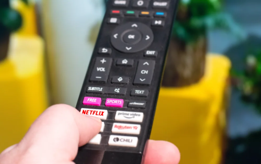Netflix Taste auf der Fernbedienung