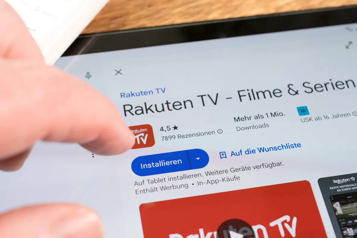 Rakuten TV App installieren