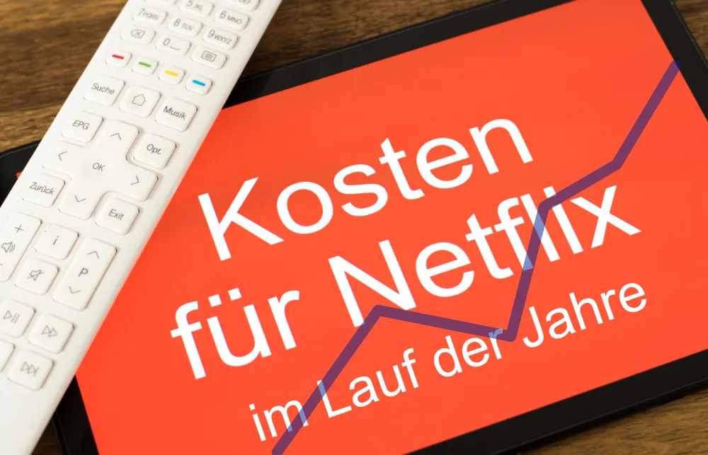 Kosten für Netflix im Zeitverlauf