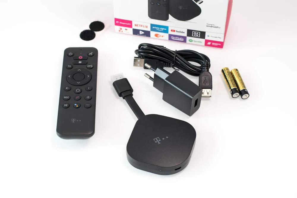 Lieferumfang des Magenta TV Sticks von der Dt. Telekom im Überblick