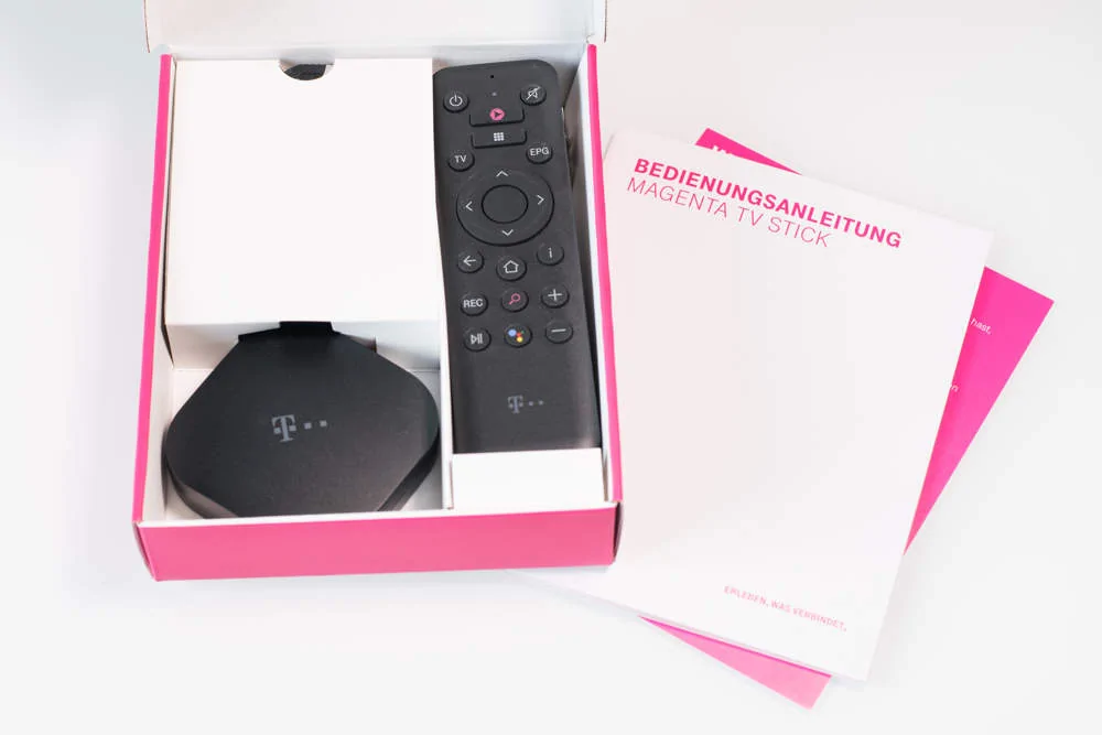 Magenta TV Stick Box Inhalt