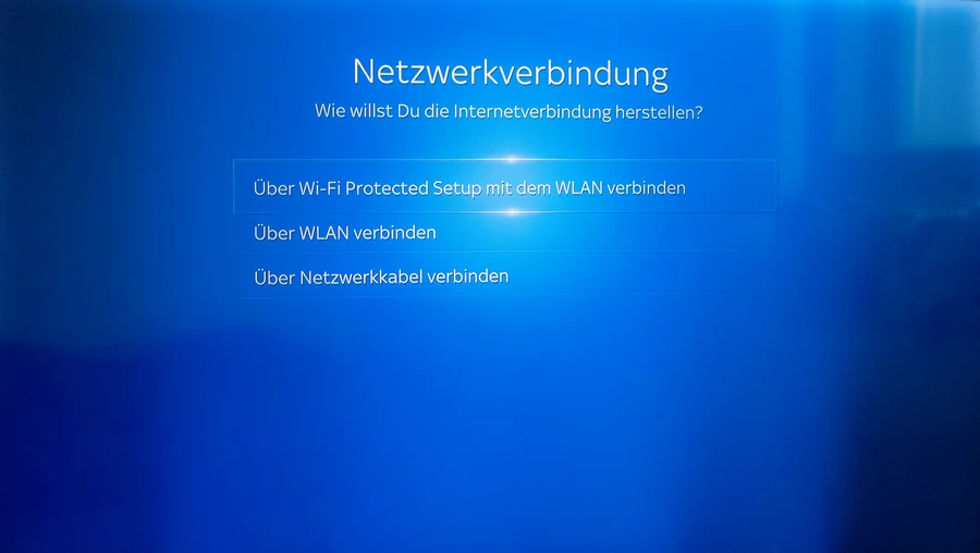 Netzwerkverbindung herstellen per LAN oder WLAN