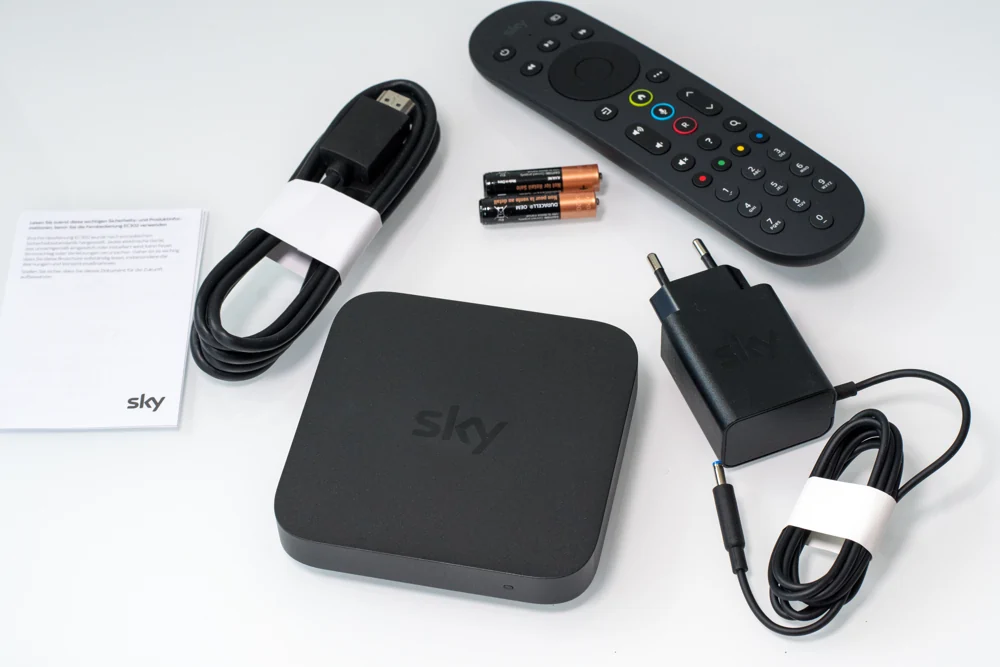 Lieferumfang bei SkyQ über IP-TV - das ist alles drin