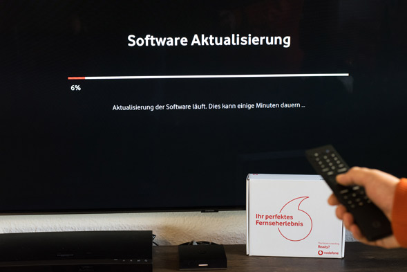 erste Softwareaktualisierung